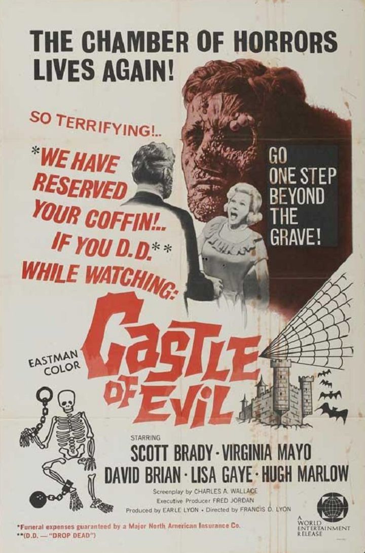 Castle Of Evil (1966) Poster