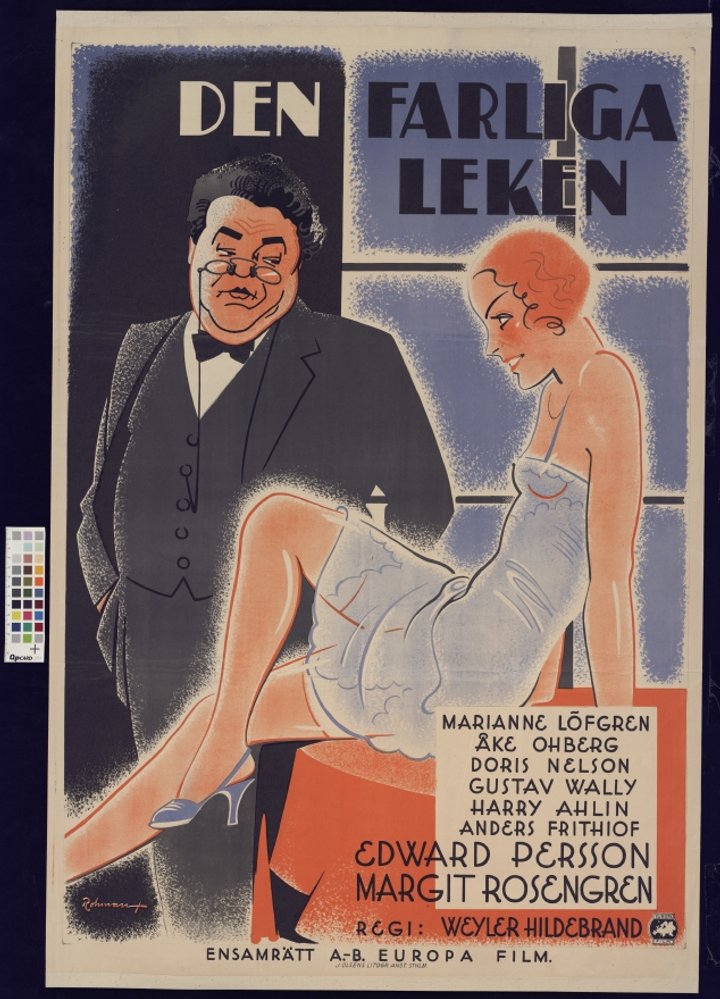 Den Farliga Leken (1933) Poster