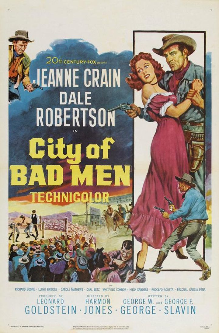 City Of Bad Men (1953) Poster