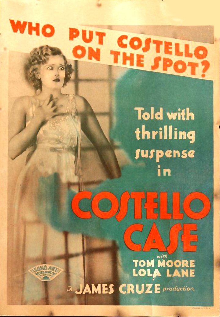 The Costello Case (1930) Poster