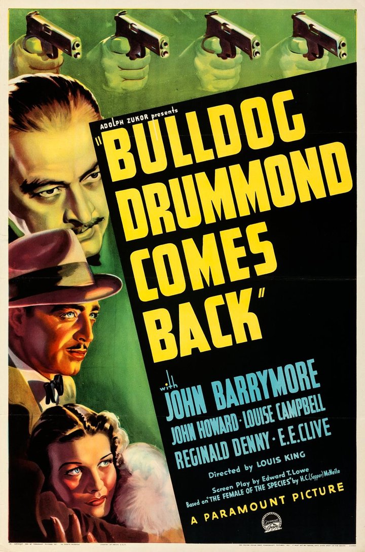 Bulldog Drummond Comes Back (1937) Poster