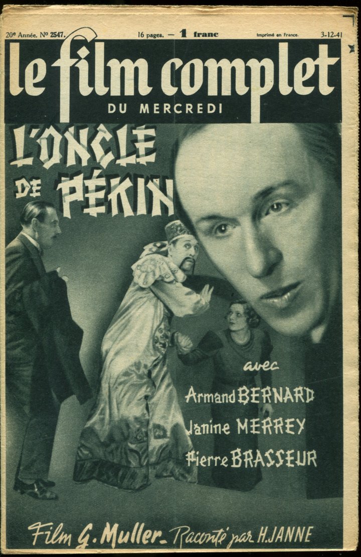 L'oncle De Pékin (1934) Poster