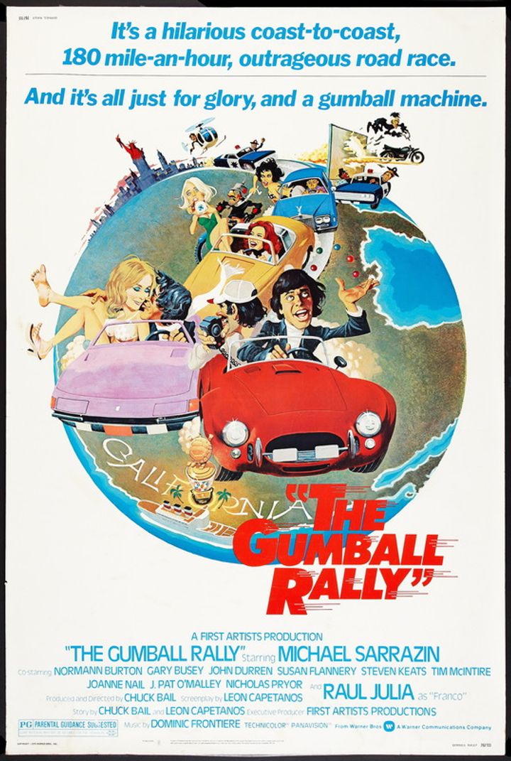 The Gumball Rally (1976) Poster