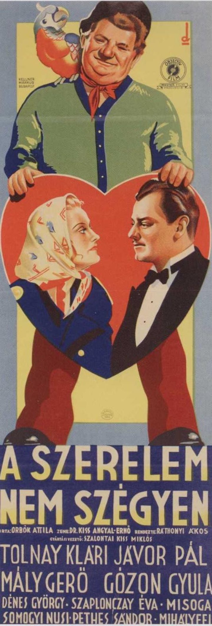 A Szerelem Nem Szégyen (1940) Poster