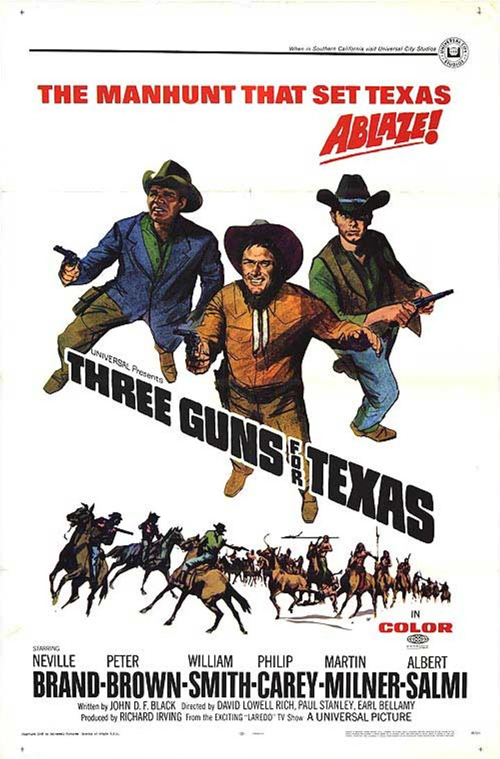 Three Guns For Texas (1968) Poster