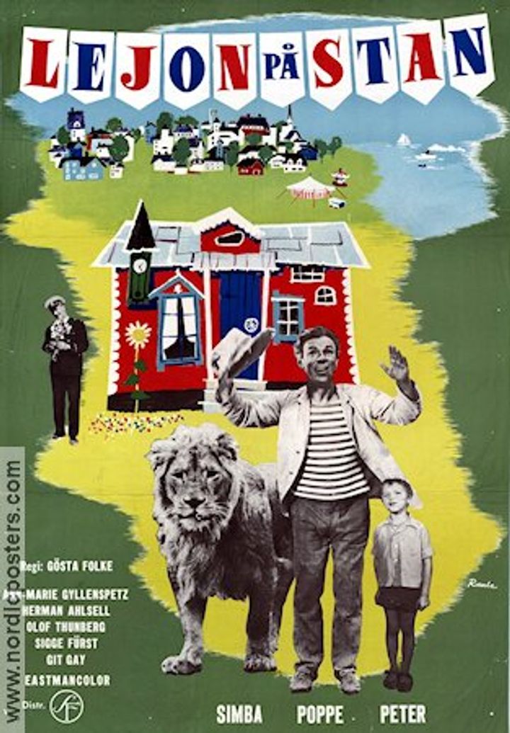 Lejon På Stan (1959) Poster