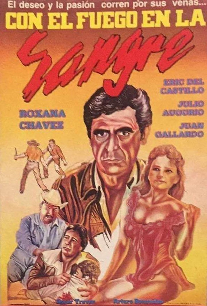 Con El Fuego En La Sangre (1990) Poster