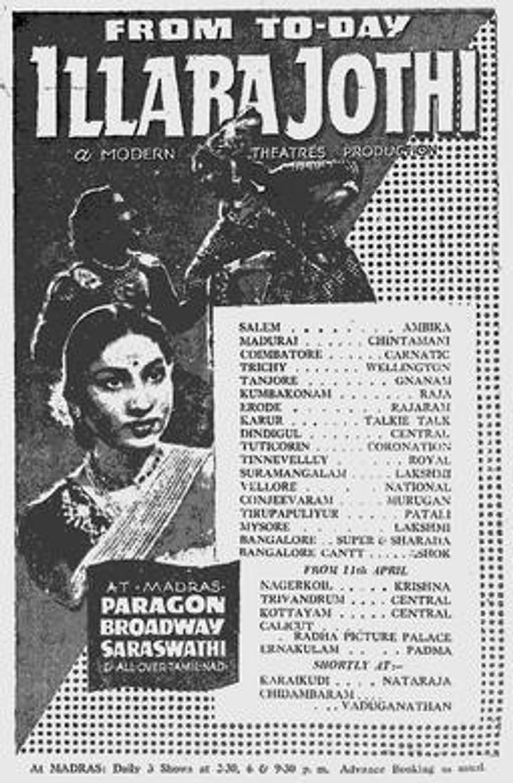 Illara Jyothi (1954) Poster