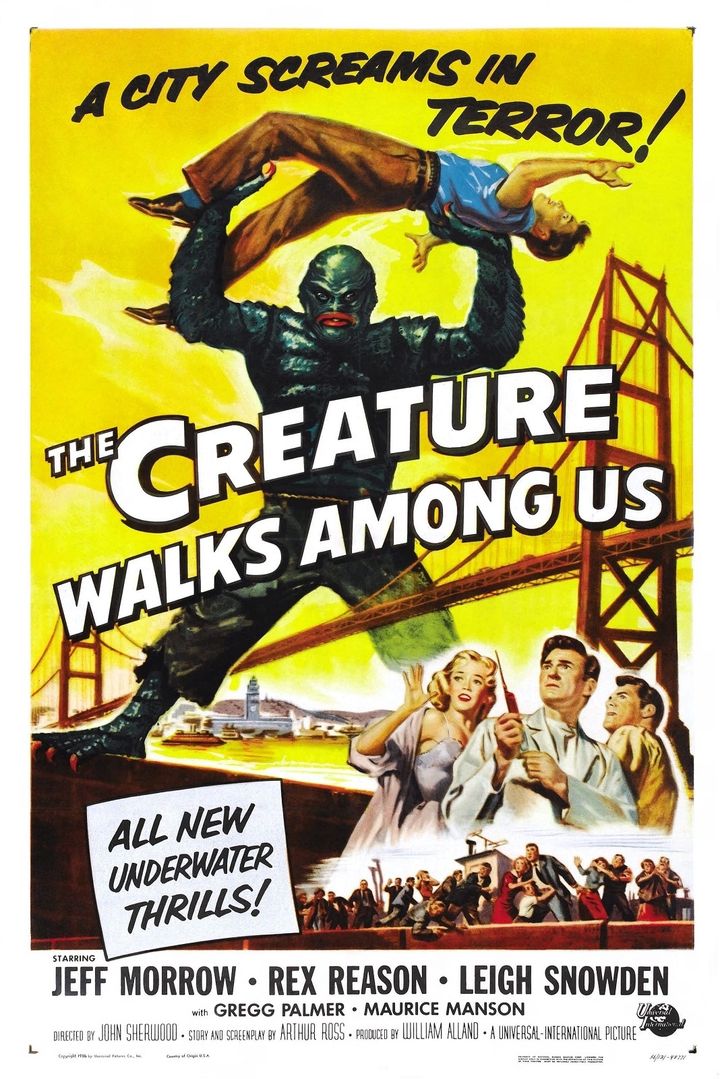 The Creature Walks Among Us (1956) Poster