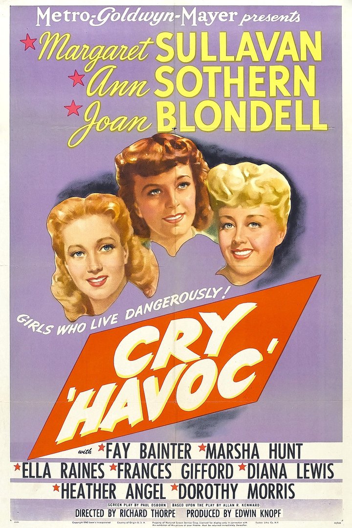 Cry 'havoc' (1943) Poster