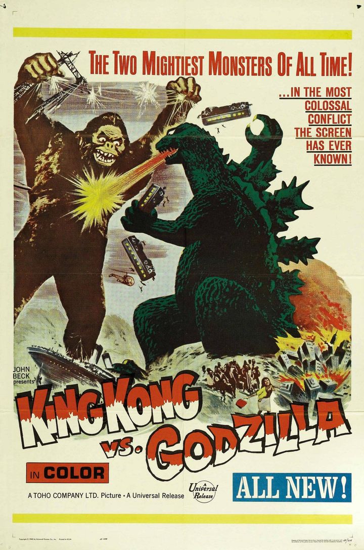 King Kong Vs. Godzilla (1963) Poster