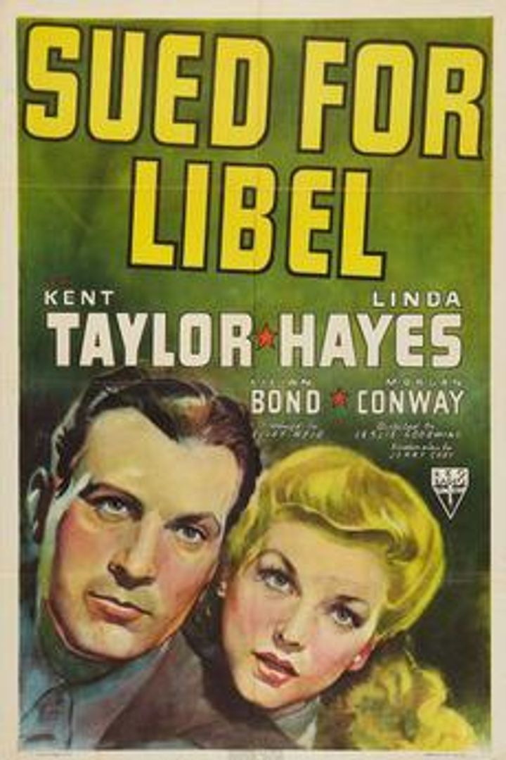 Sued For Libel (1939) Poster