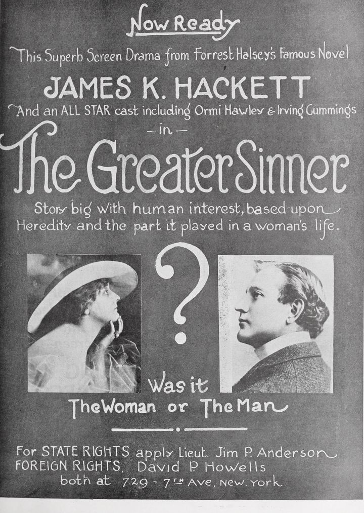 The Greater Sinner (1919) Poster