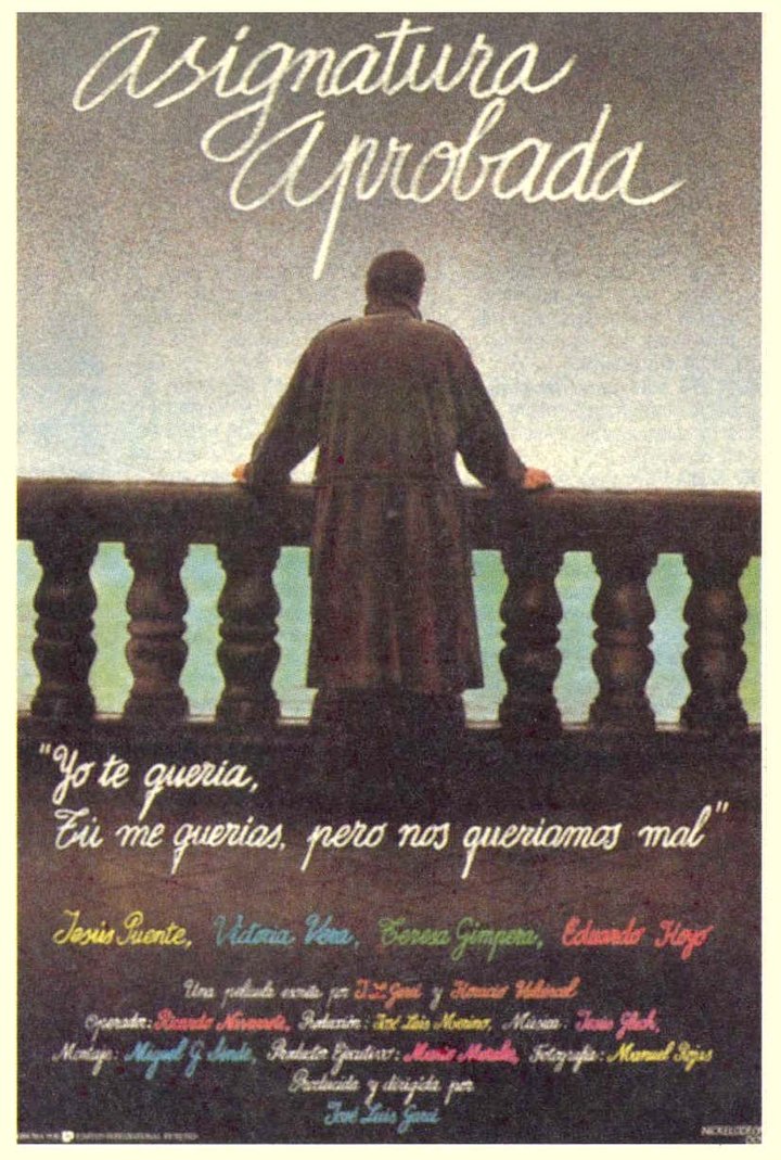 Asignatura Aprobada (1987) Poster