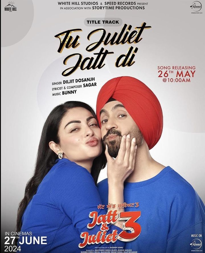 Jatt & Juliet 3 (2024) Poster