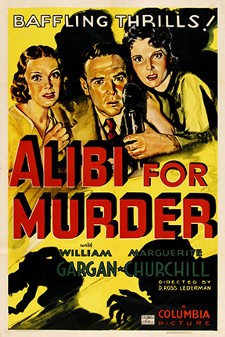 Alibi For Murder (1936) Poster