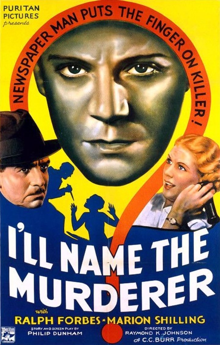 I'll Name The Murderer (1936) Poster