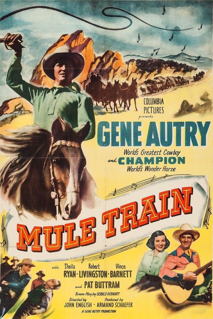 Mule Train (1950) Poster