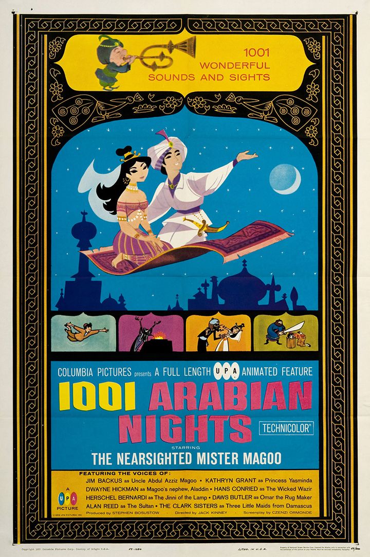 1001 Arabian Nights (1959) Poster