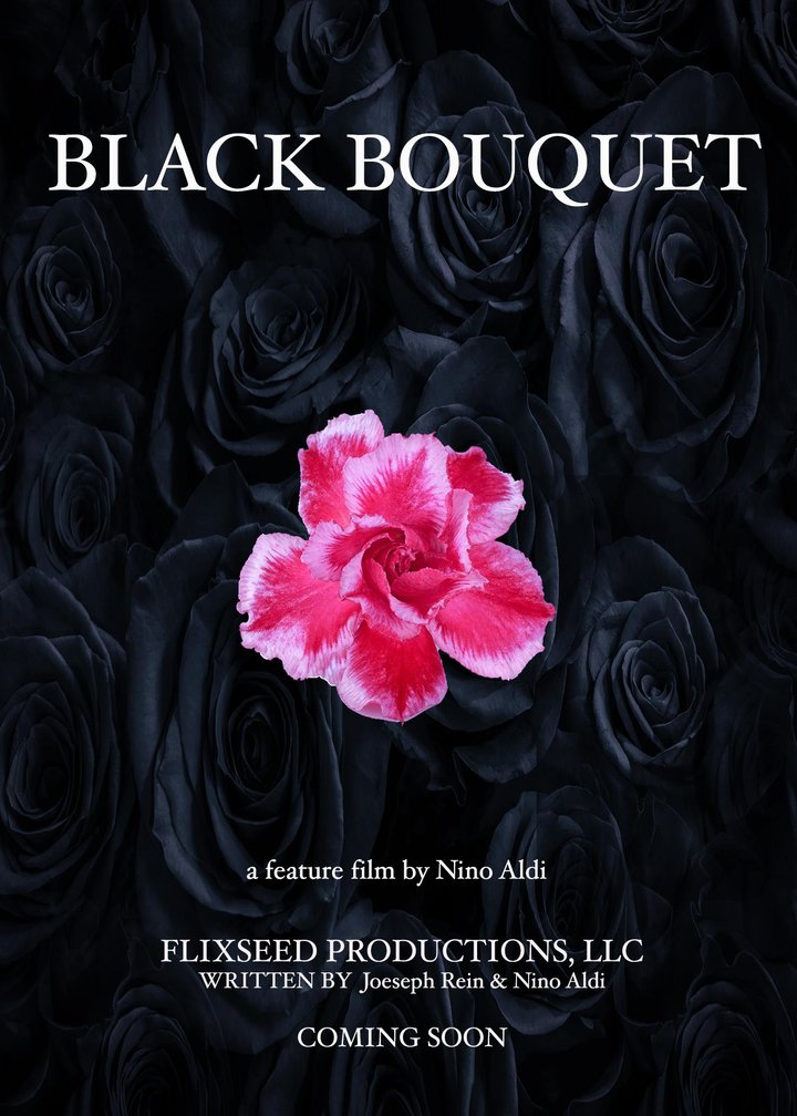 Black Bouquet Poster