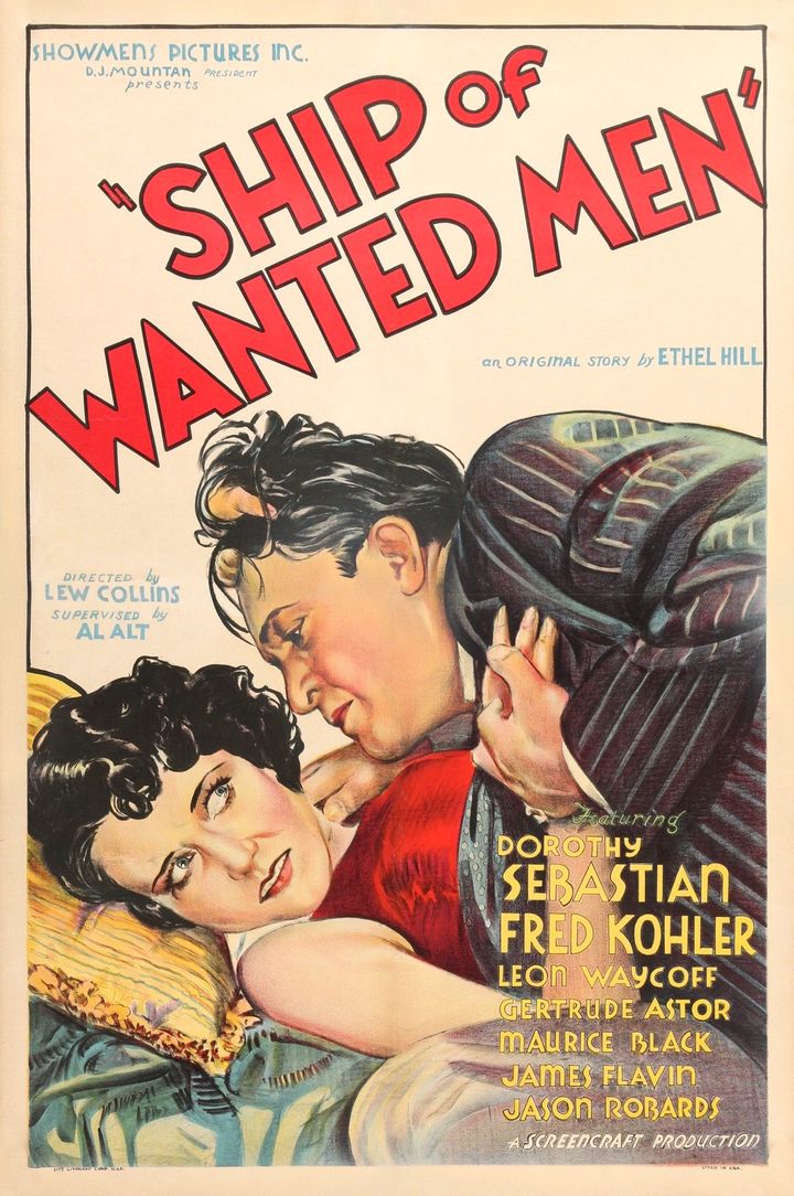 Ship Of Wanted Men (1933) Poster