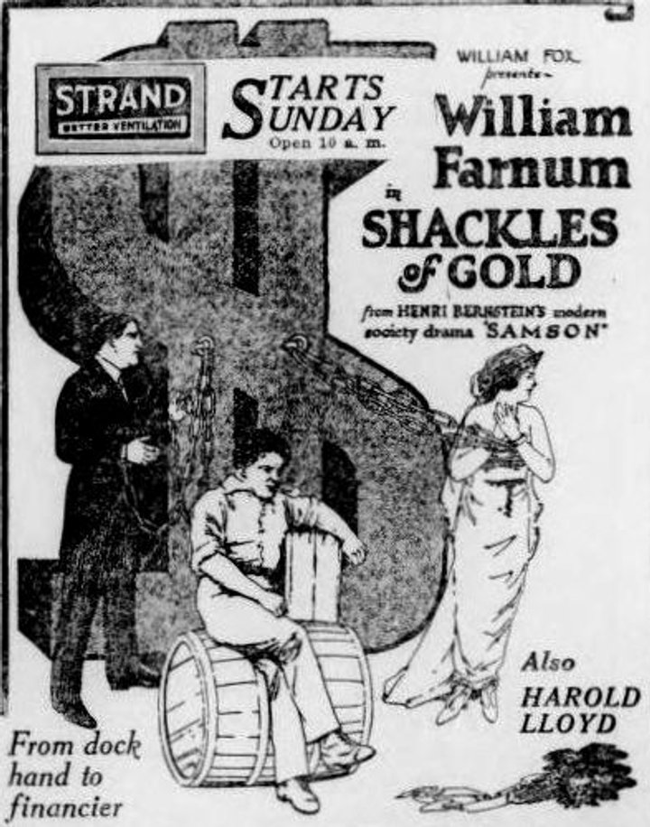 Shackles Of Gold (1922) Poster