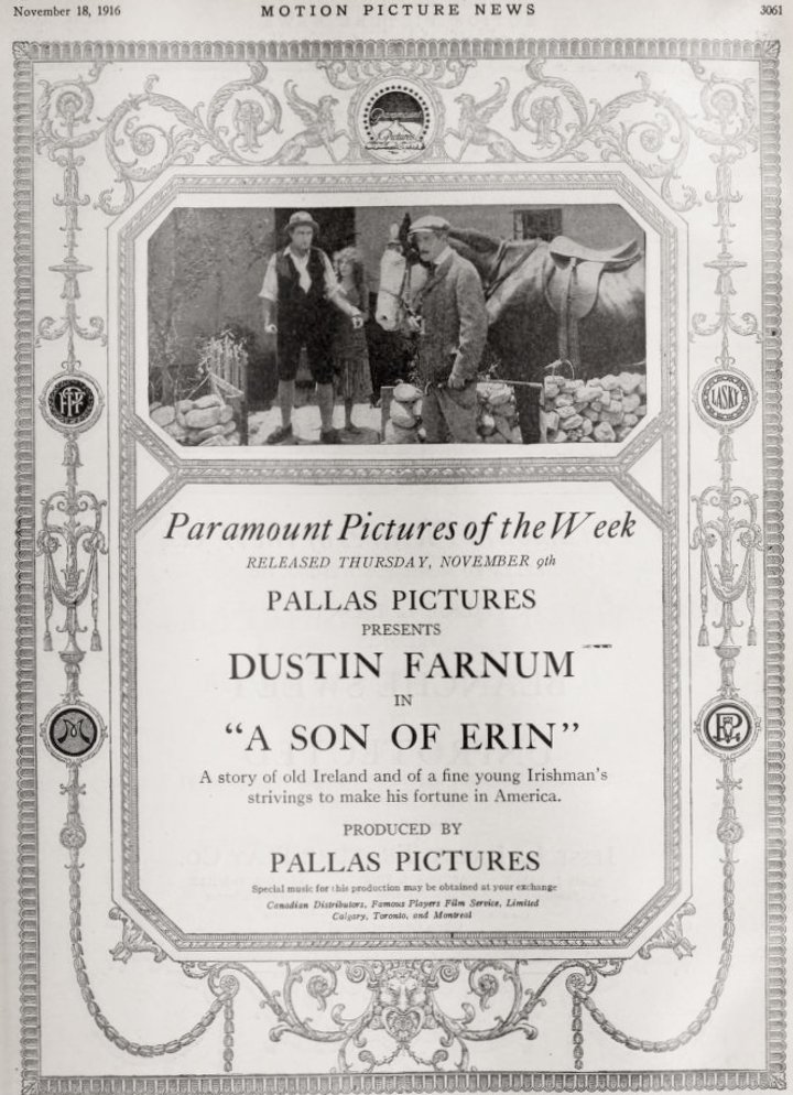 A Son Of Erin (1916) Poster