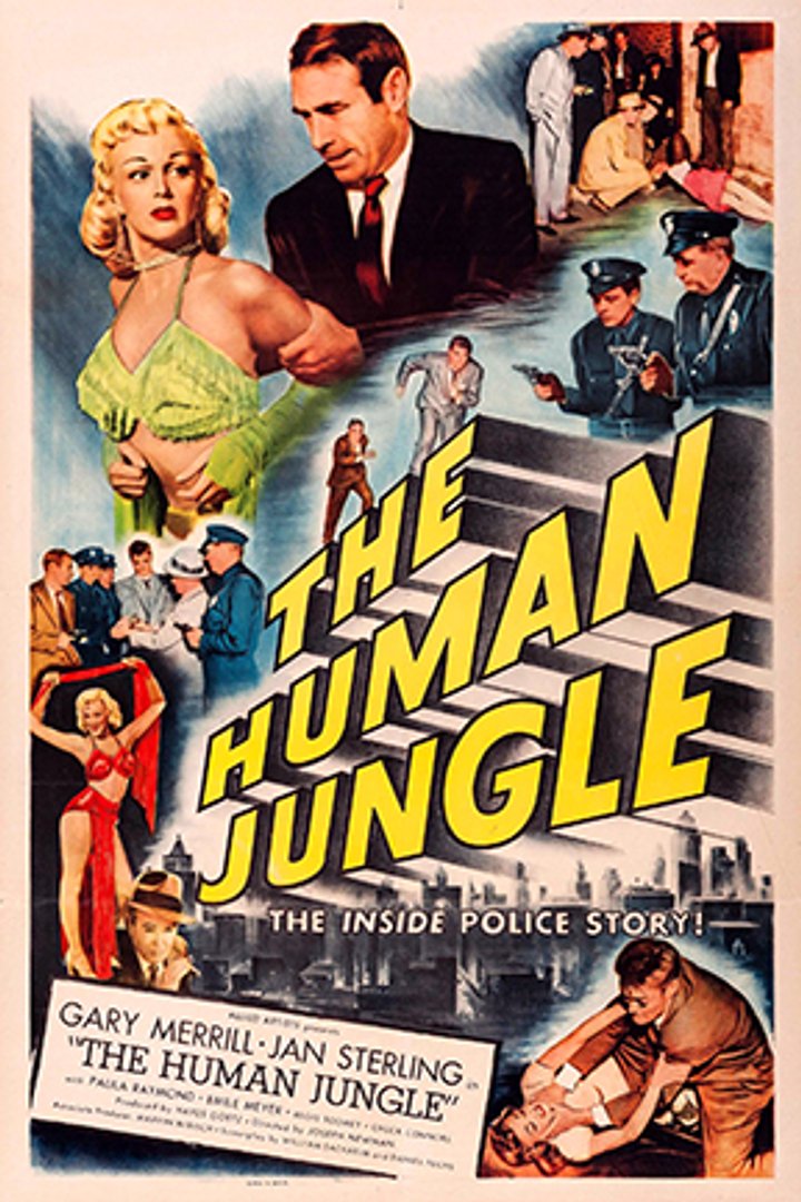 The Human Jungle (1954) Poster