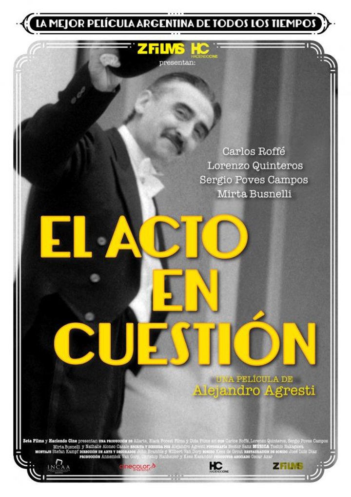 El Acto En Cuestión (1993) Poster