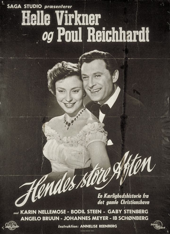 Hendes Store Aften (1954) Poster