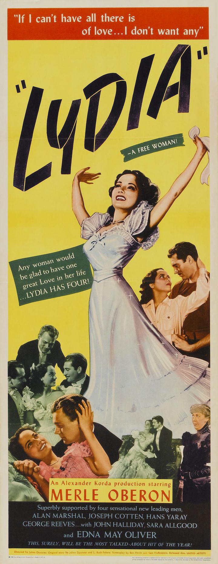 Lydia (1941) Poster