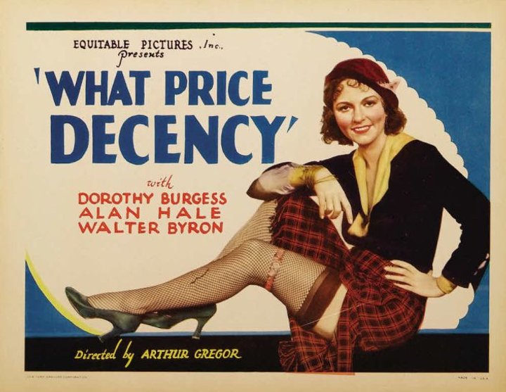 What Price Decency (1933) Poster