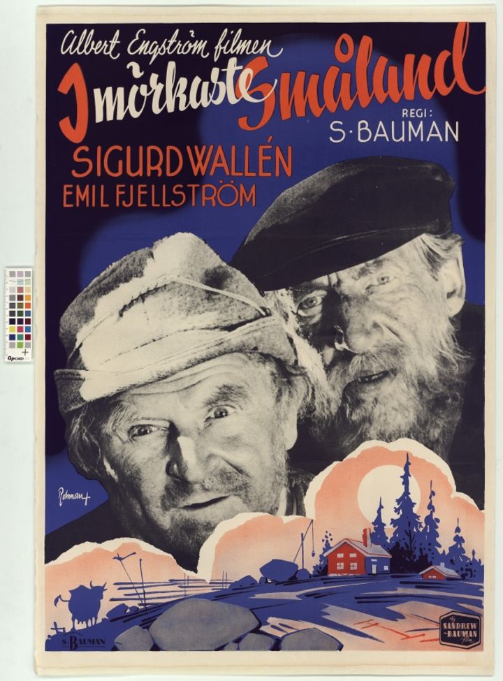 I Mörkaste Småland (1943) Poster