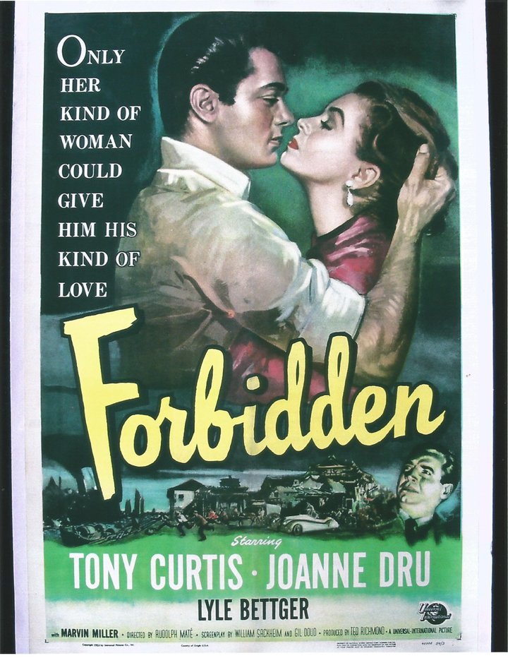 Forbidden (1953) Poster