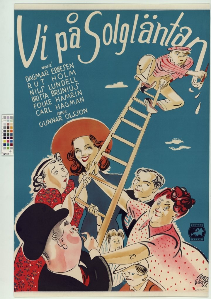 Vi På Solgläntan (1939) Poster