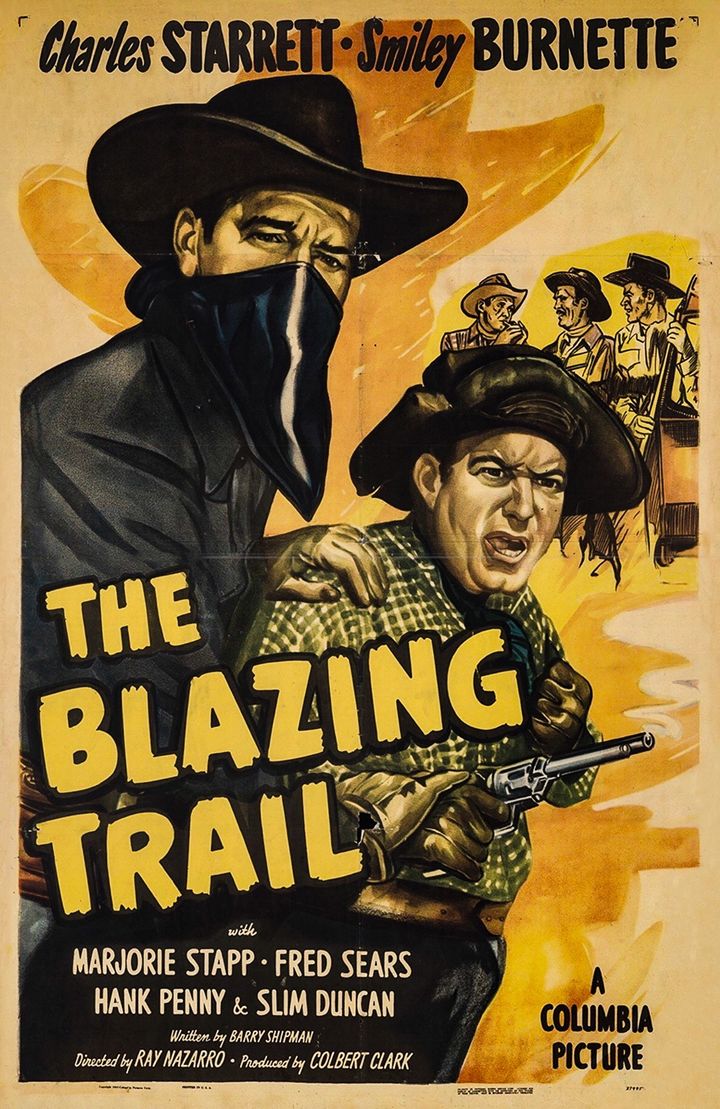 The Blazing Trail (1949) Poster