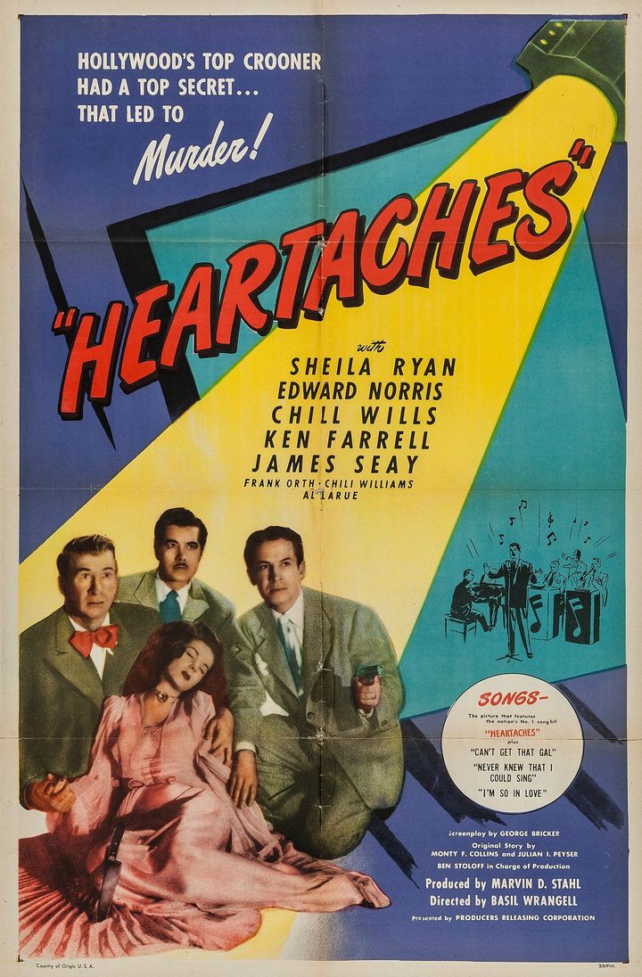 Heartaches (1947) Poster