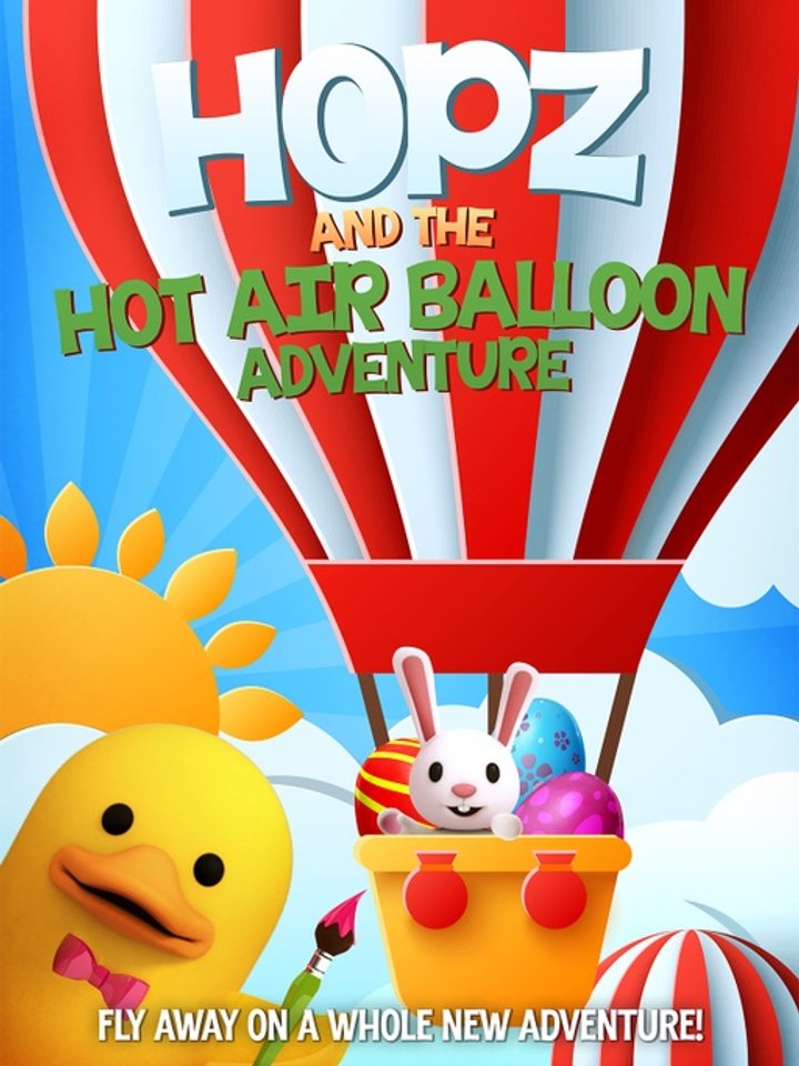 Hopz And The Hot Air Balloon Adventure Poster