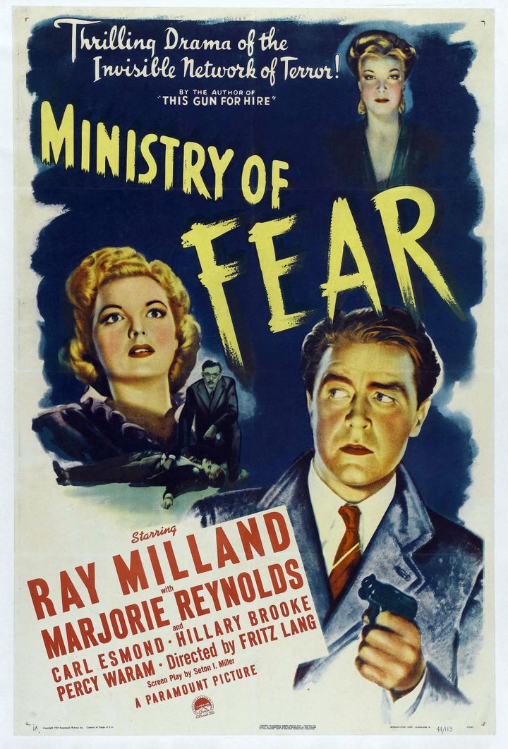 Ministry Of Fear (1944) Poster