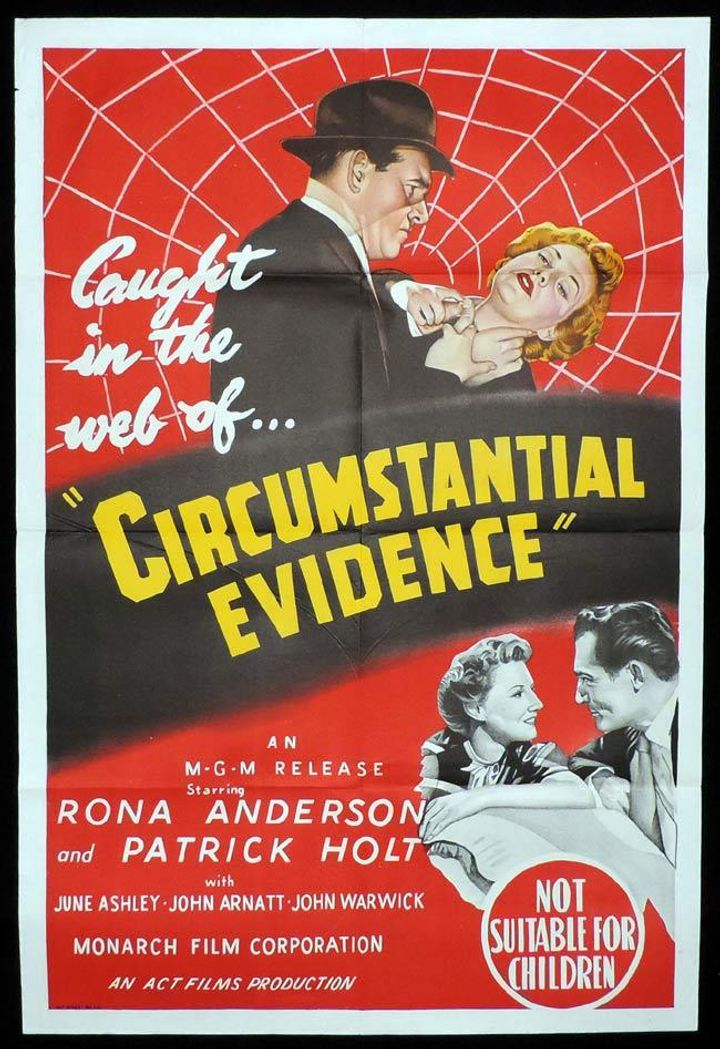 Circumstantial Evidence (1952) Poster