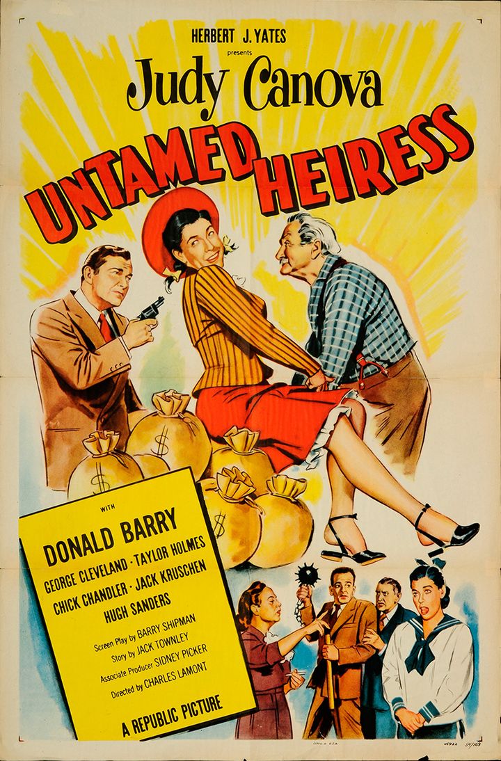 Untamed Heiress (1954) Poster