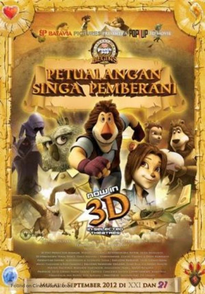 Petualangan Singa Pemberani (2012) Poster