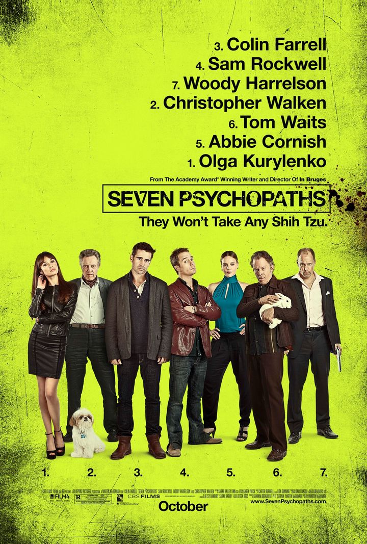 Seven Psychopaths (2012) Poster