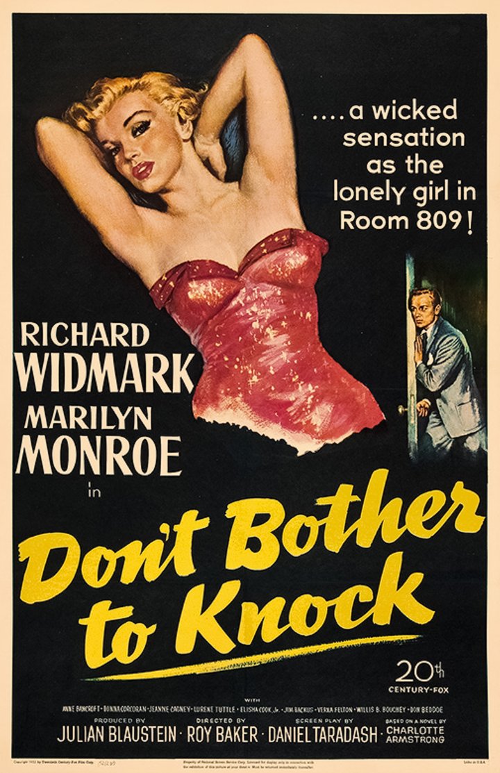 Don't Bother To Knock (1952) Poster