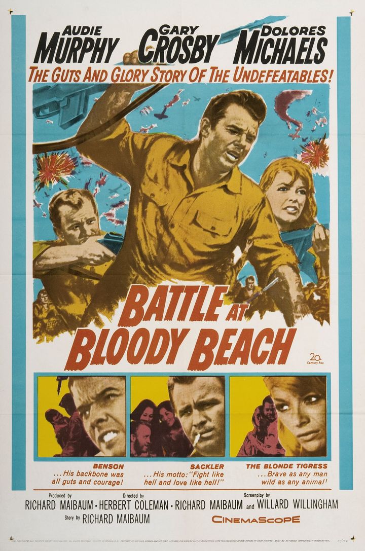 Battle At Bloody Beach (1961) Poster