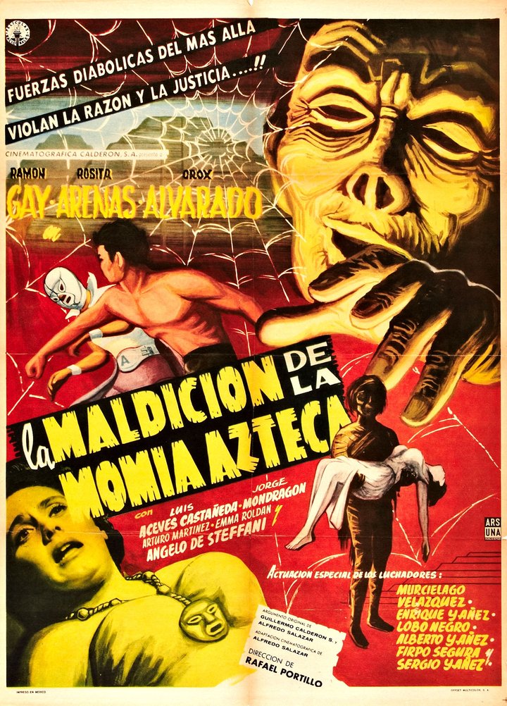 La Maldición De La Momia Azteca (1957) Poster