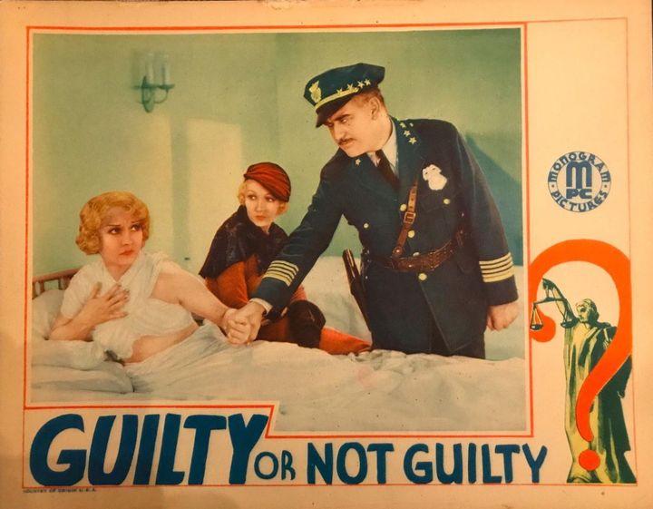 Guilty Or Not Guilty (1932) Poster