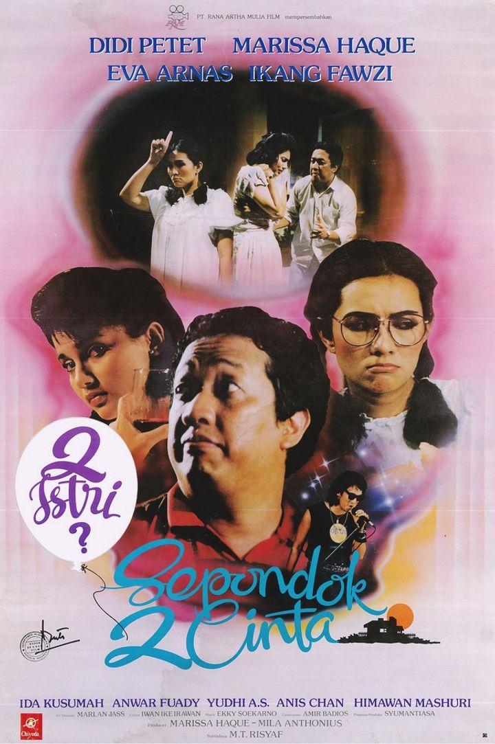 Sepondok Dua Cinta (1990) Poster