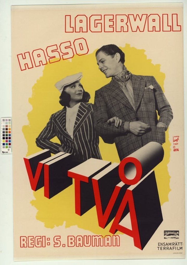 Vi Två (1939) Poster