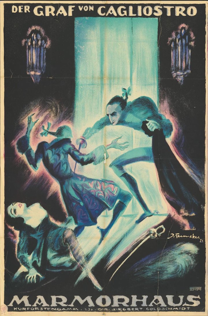 Der Graf Von Cagliostro (1920) Poster